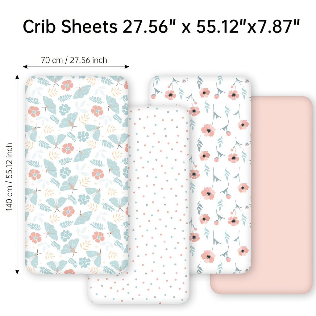 Draps-housses pour enfants en microfibre 100 % polyester 85 GSM — Monptitlou