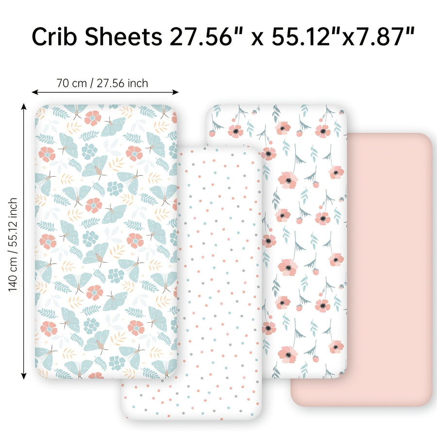 Draps-housses pour enfants en microfibre 100 % polyester 85 GSM — Monptitlou