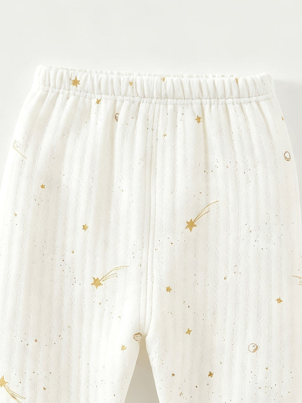 Ensemble 2 pièces d'hiver chaud pour nouveau-nés (garçons et filles) avec manches longues et pantalon long - Col ouvert 
