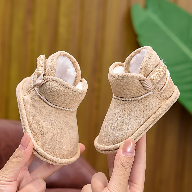 Bottes bébé hiver, chaudes et confortables, tendance, doublure polaire — Monptitlou