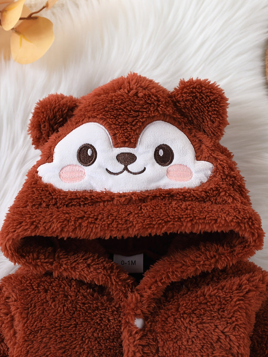 Enfant et Nouveau-né Bébé Mignon Automne Hiver Gros Peluche Cartoon — Monptitlou