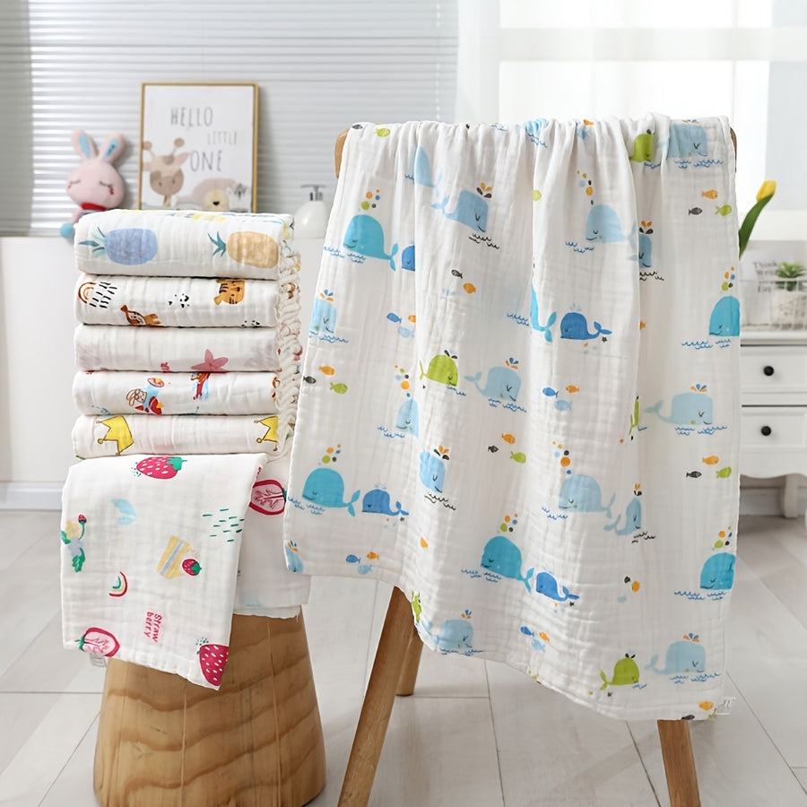 Serviette de bain 1 pièce pour enfant avec motif de dessin animé — Monptitlou