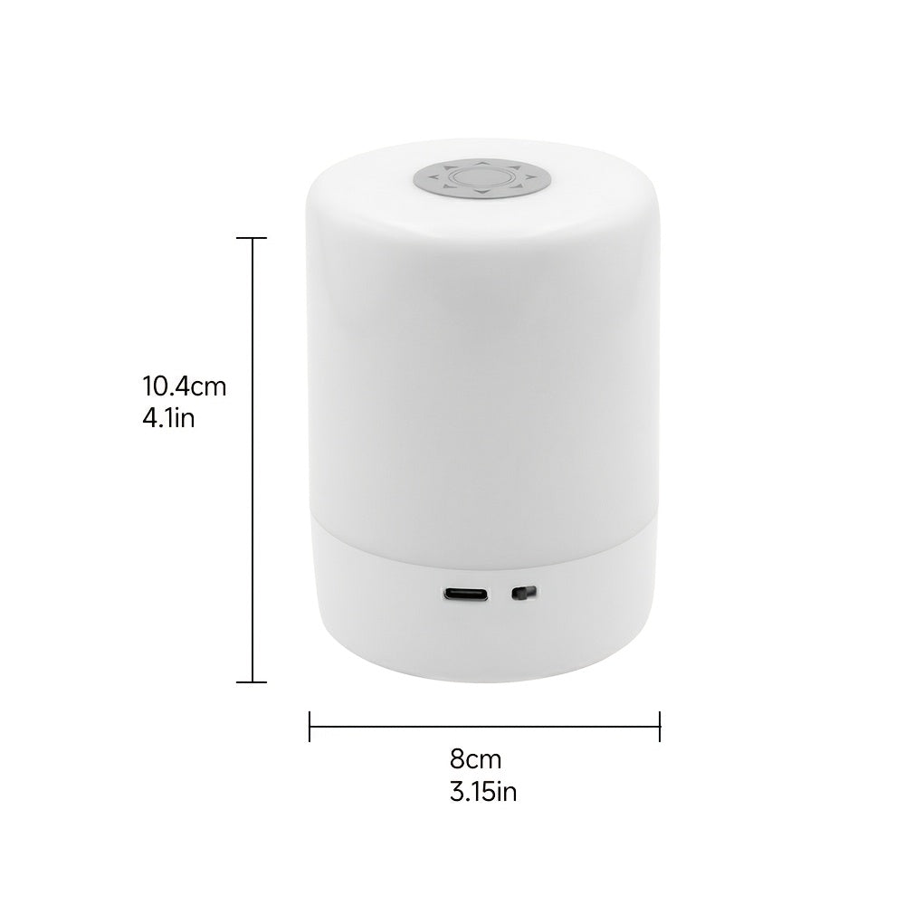 [Lumière blanche chaude] Lampe de nuit LED rechargeable à commande — Monptitlou