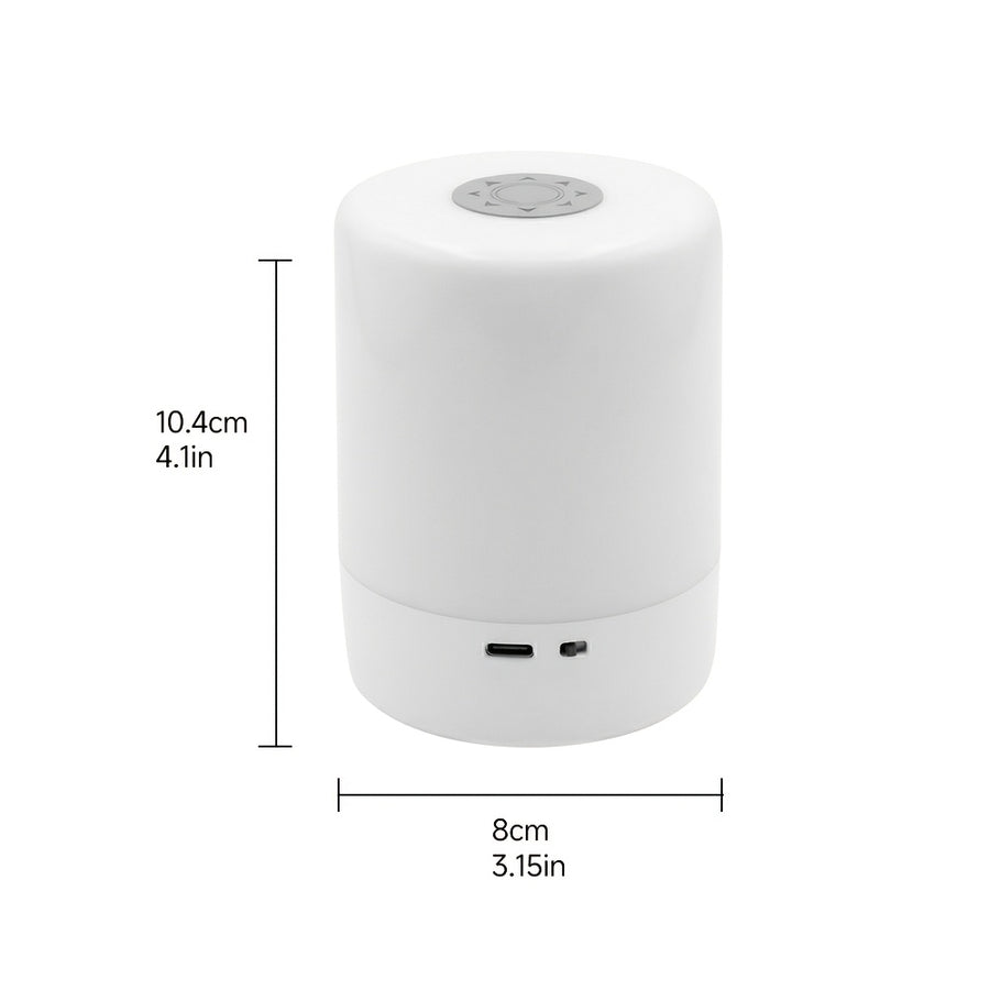 [Lumière blanche chaude] Lampe de nuit LED rechargeable à commande — Monptitlou