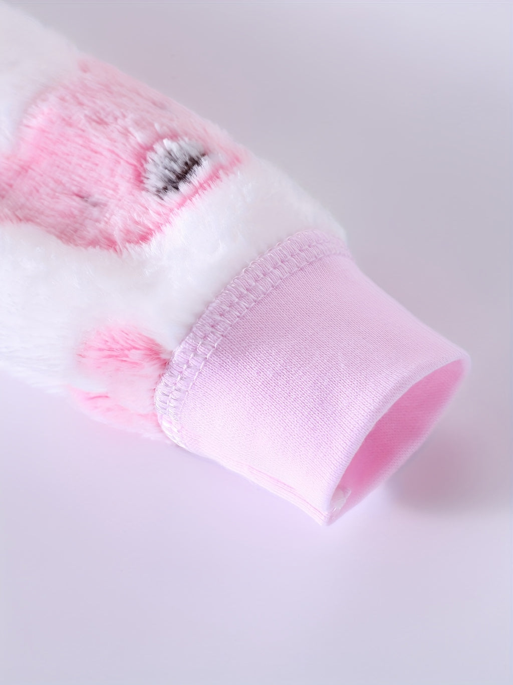 Combinaison polaire à capuche ourson pour bébé fille — Monptitlou