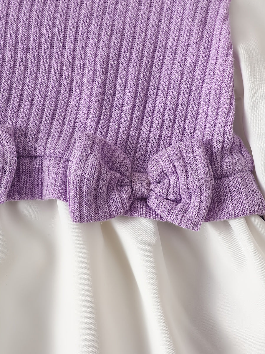 Ensemble contrasté réversible printemps/automne pour filles, photo 14