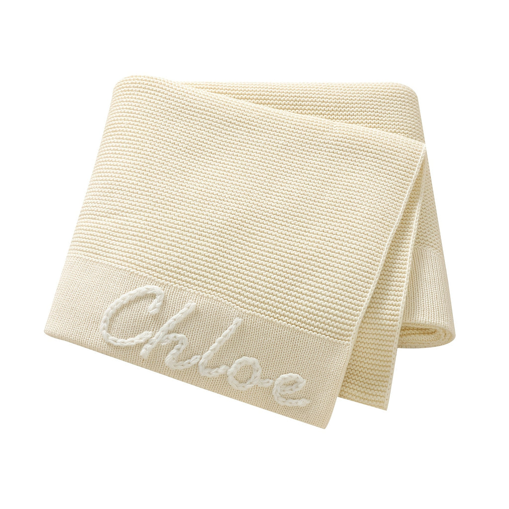 Couverture personnalisée pour bébé avec prénom, cadeau d'anniversaire — Monptitlou