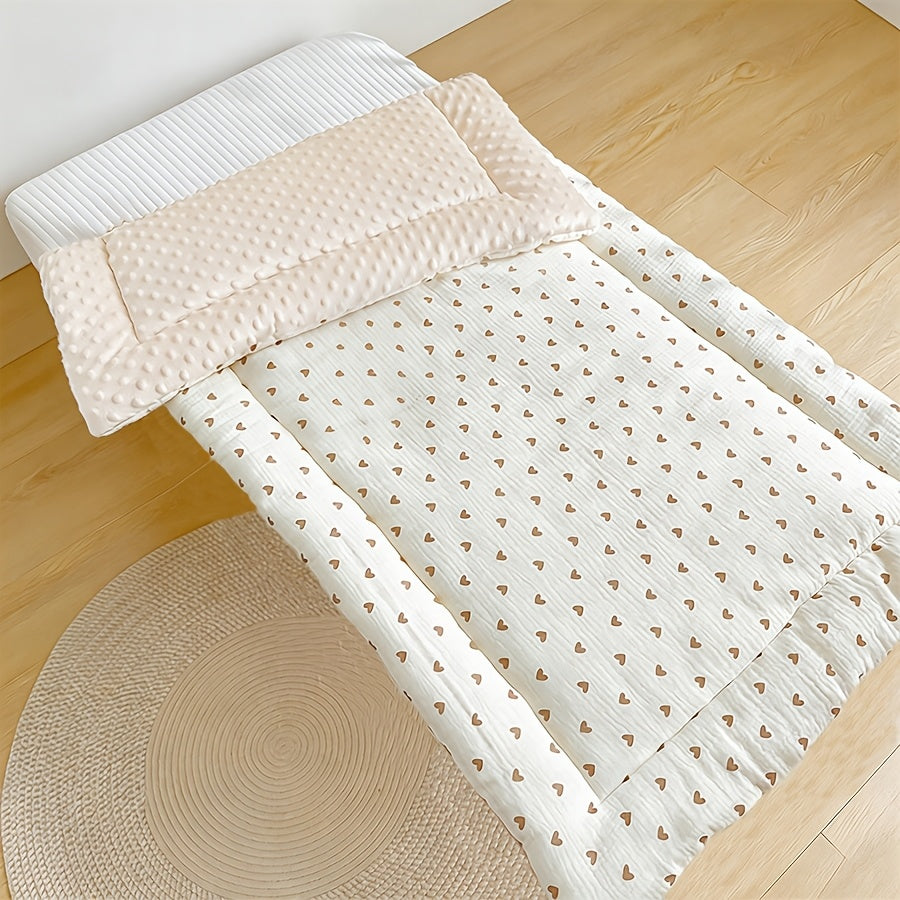 Couette adorable disponible en motifs visage d'animal et cœur. Parfaite — Monptitlou