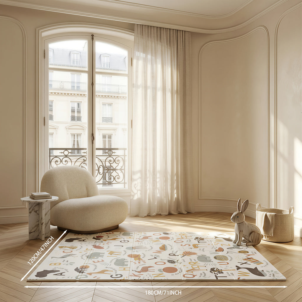 Tapis de rampe XPE énorme 200x180 cm réversible en mousse pliage rapide — Monptitlou