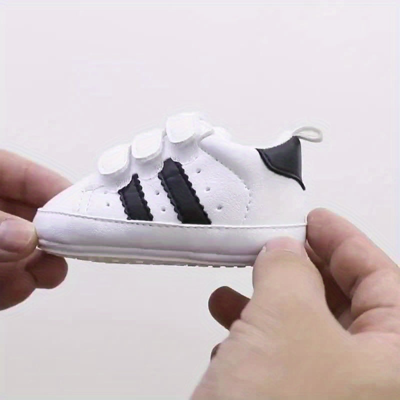 Chaussures Décontractées pour Garçons Printemps/Été, Baskets Souples pour Nouveau-nés 0-6 Mois, Blanches pour Mariages e