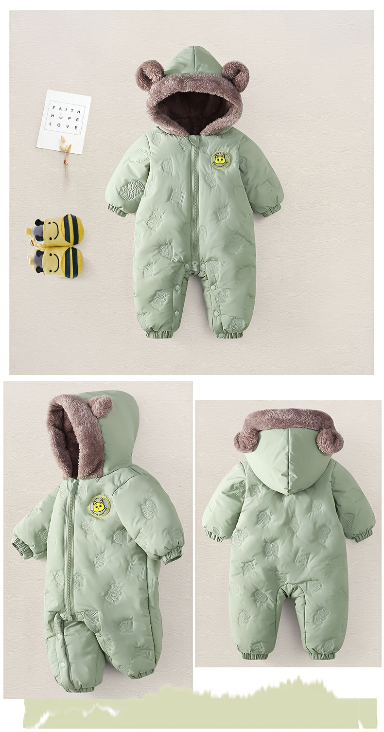 Barboteuse d'hiver pour fille — Monptitlou
