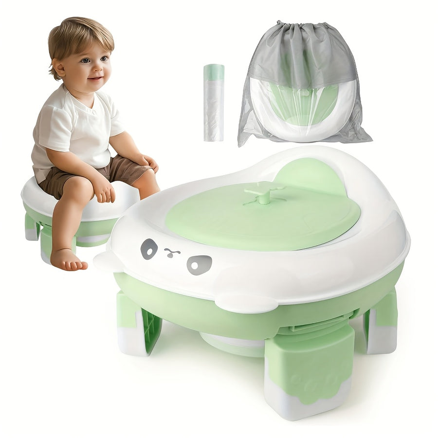 Pot d’apprentissage portable pliable pour tout-petits garçons et filles — Monptitlou