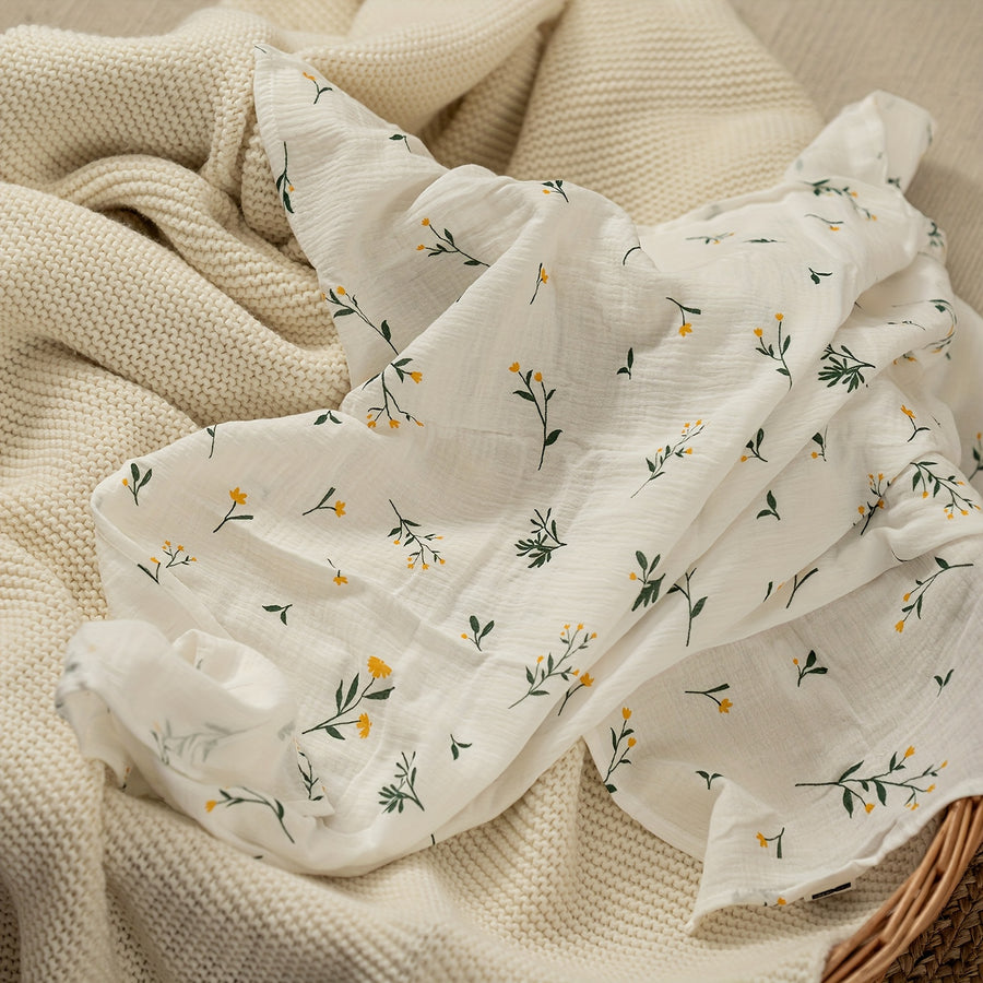 Couvertures en mousseline, lot de 2 couvertures de naissance pour — Monptitlou
