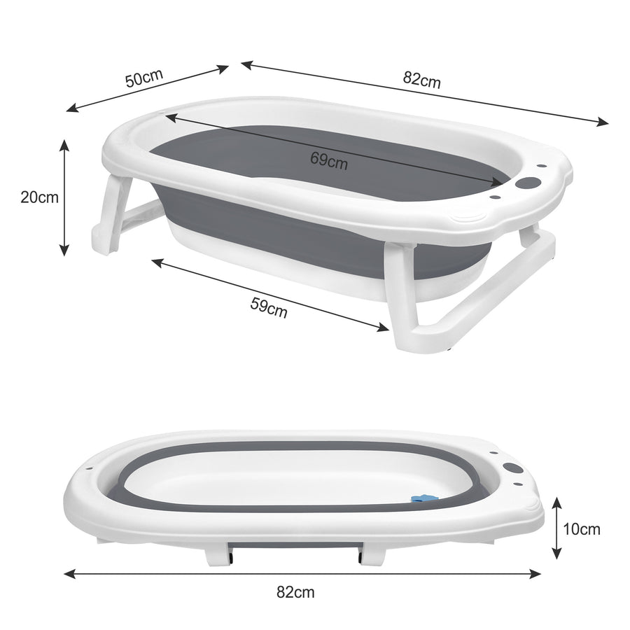 Baignoire pliable pour bébé avec coussin de bain — Monptitlou