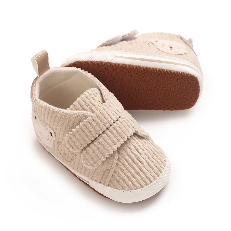 Chaussures de bébé 0-1 an printemps et automne, mignon petit ours — Monptitlou