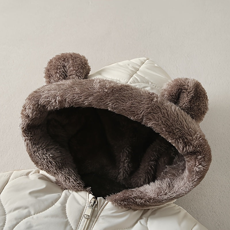 Combinaison d'Hiver Doublée Polaire Unisexe à Capuche — Monptitlou