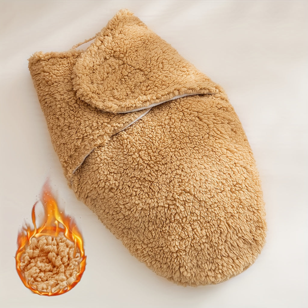 Couverture d'emmaillotage pour bébé, Enveloppement épais d'automne — Monptitlou