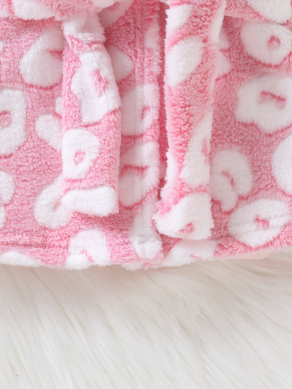Haut à capuche unisexe pour bébé, imprimé léopard, automne et hiver — Monptitlou