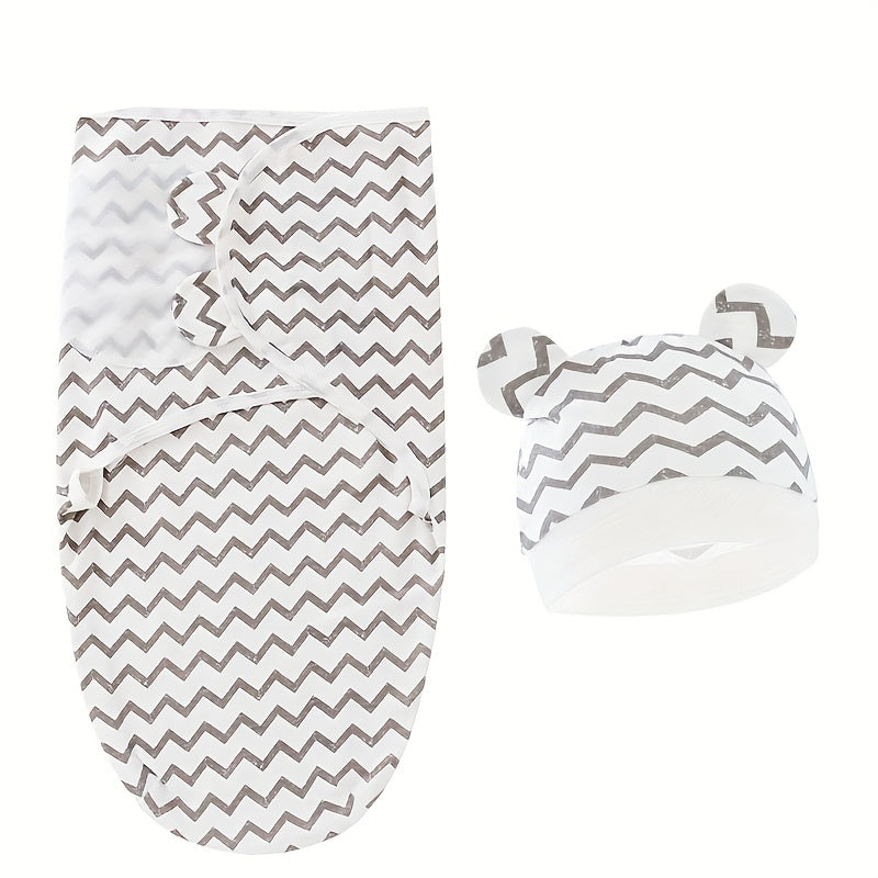 1 Ensemble Couverture Enveloppante Réglable pour Nouveau-né 0-6 Mois — Monptitlou