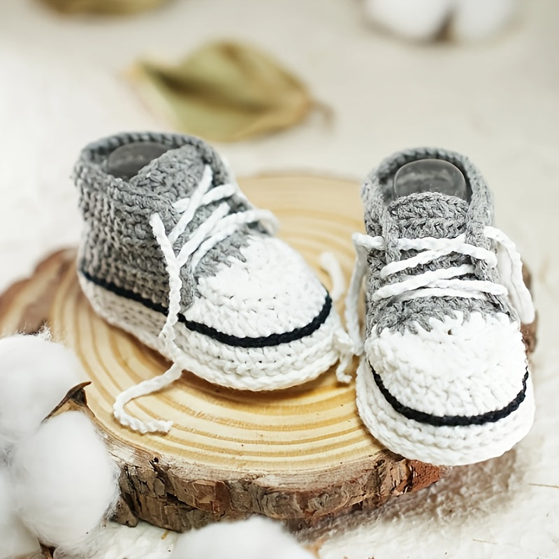 Chaussures Adorables pour Enfants Tricotées à la Main — Monptitlou