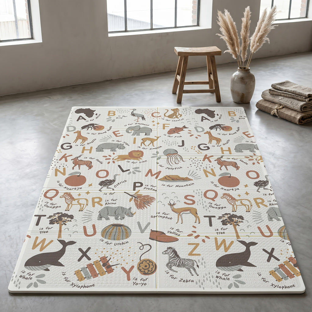 Tapis de rampe XPE énorme 200x180 cm réversible en mousse pliage rapide — Monptitlou