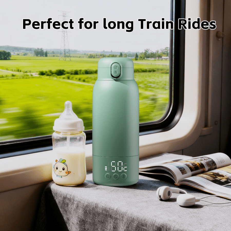Chauffe-biberon portable avec double mode de chauffe pour le lait — Monptitlou