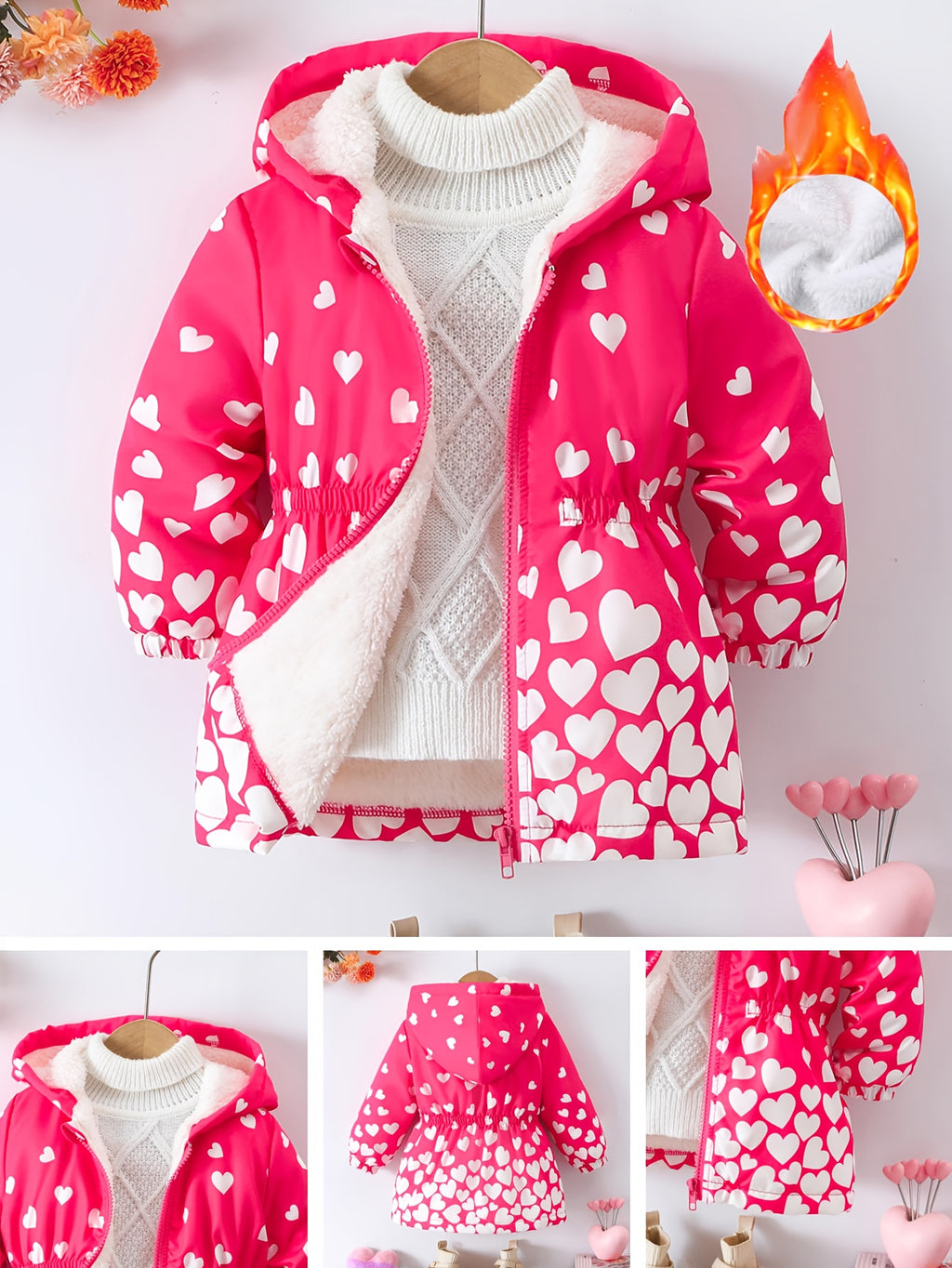 Convient pour l'automne/hiver - Bébé fille 0-3 ans — Monptitlou
