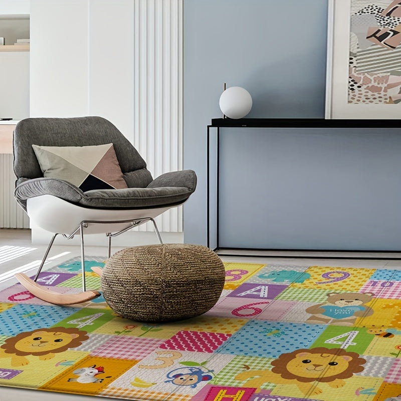 Tapis de jeu pliable double face pour enfants — Monptitlou