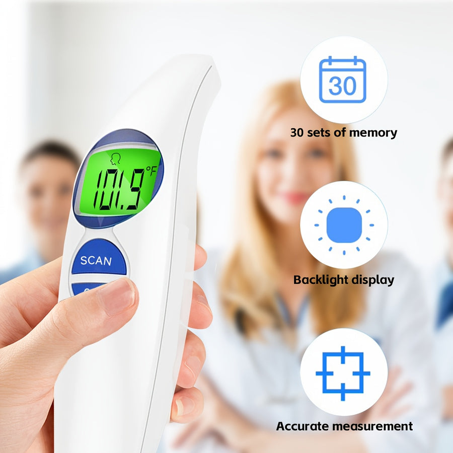 Thermomètre frontal numérique sans contact, affichage rétroéclairé — Monptitlou