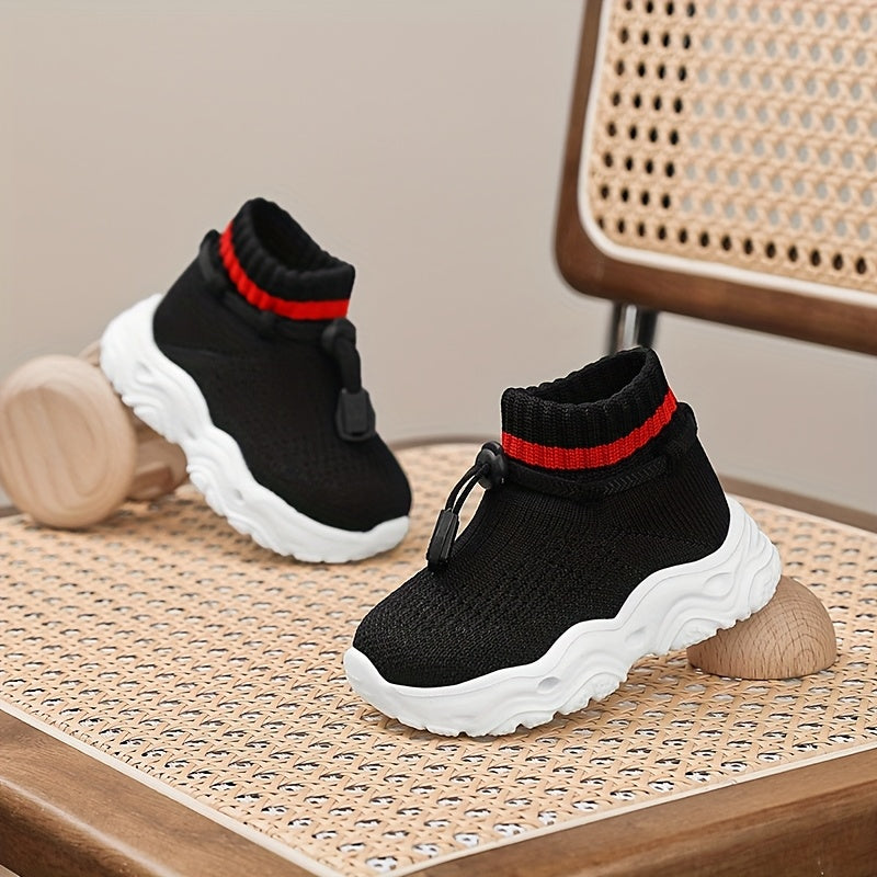 Chaussures de marche pour enfants, matière tricot respirante, toutes saisons, quotidien, garçons et filles, plusieurs co