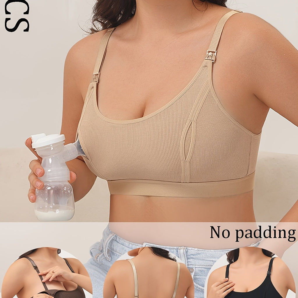 [Soutien-gorge allaitement] 3 pièces Ensemble de Soutien-Gorge — Monptitlou