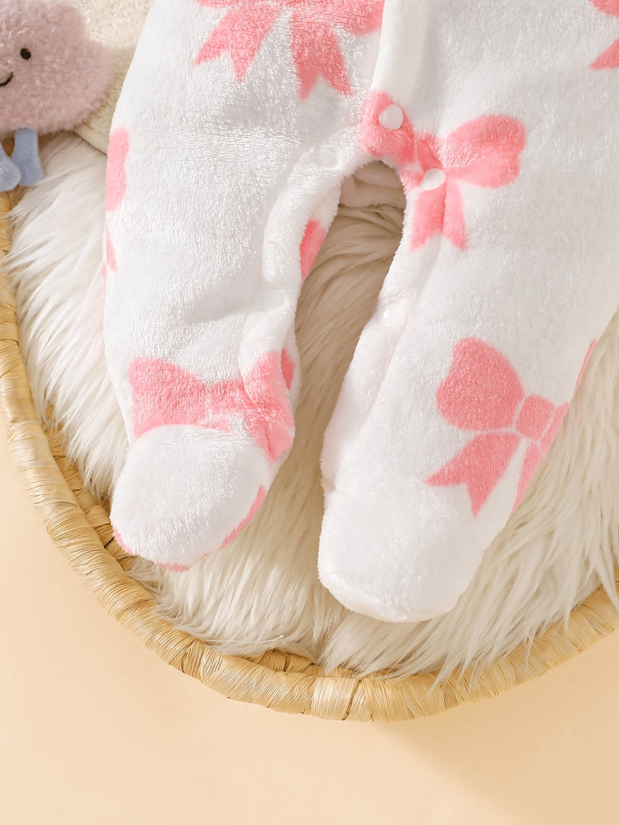 [Douce et adaptée bébé] Combinaison bébé nouveau-né à capuche et pieds — Monptitlou