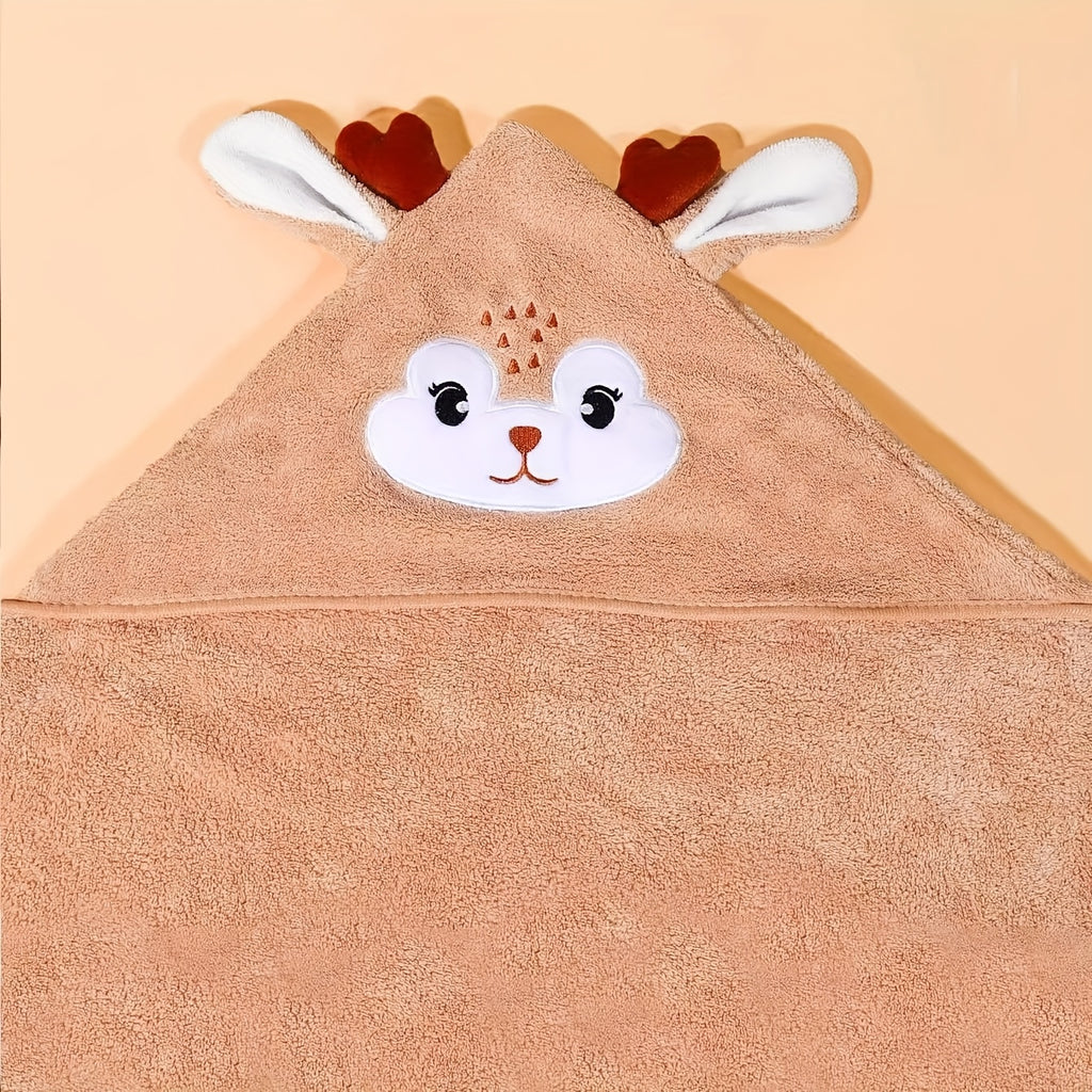 Serviette de bain pour bébé avec motif de dessin animé attrayant en — Monptitlou