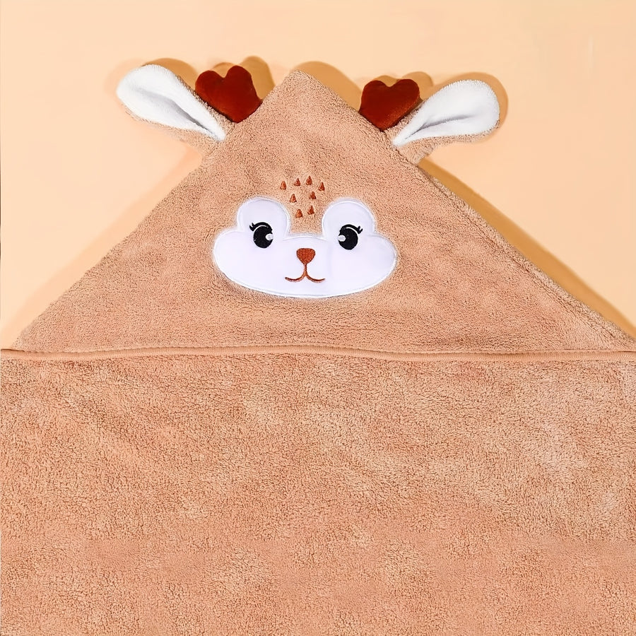 Serviette de bain pour bébé avec motif de dessin animé attrayant en — Monptitlou