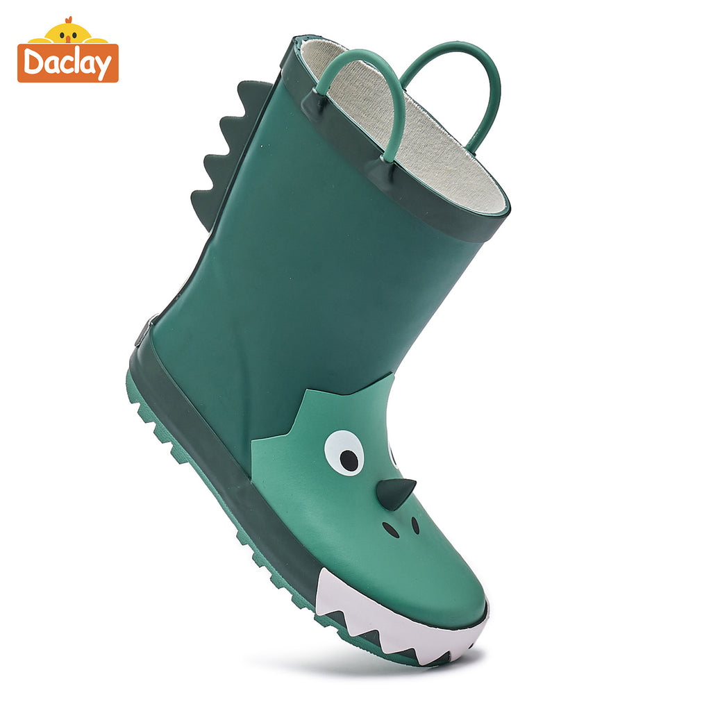 Bottes de pluie vertes, tendance et mignonnes — Monptitlou