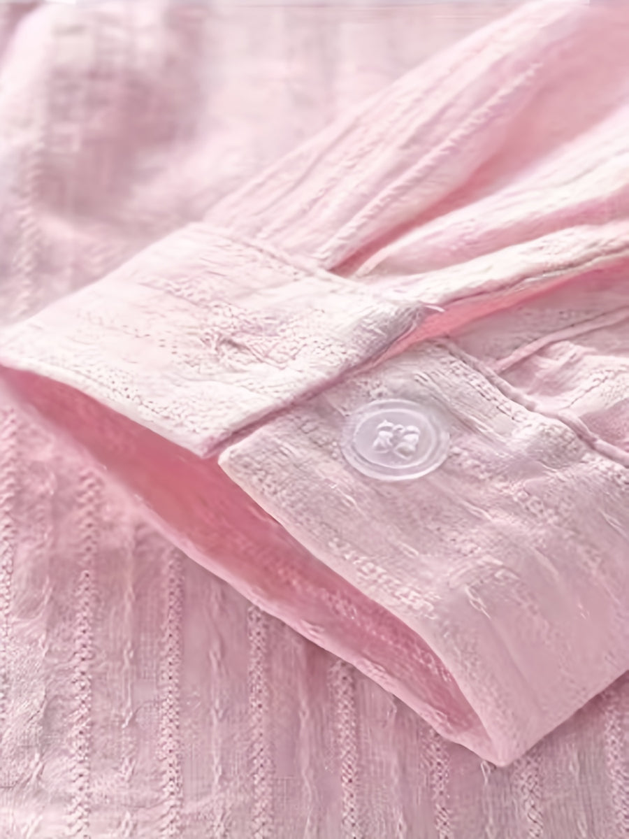 Chemise Brodée à Manches Longues pour Fille pour Printemps/Automne — Monptitlou