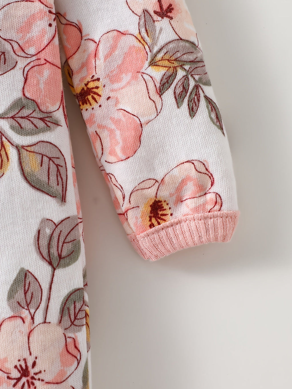 2 bodysuits pieds pour bébé fille, tissu doux — Monptitlou