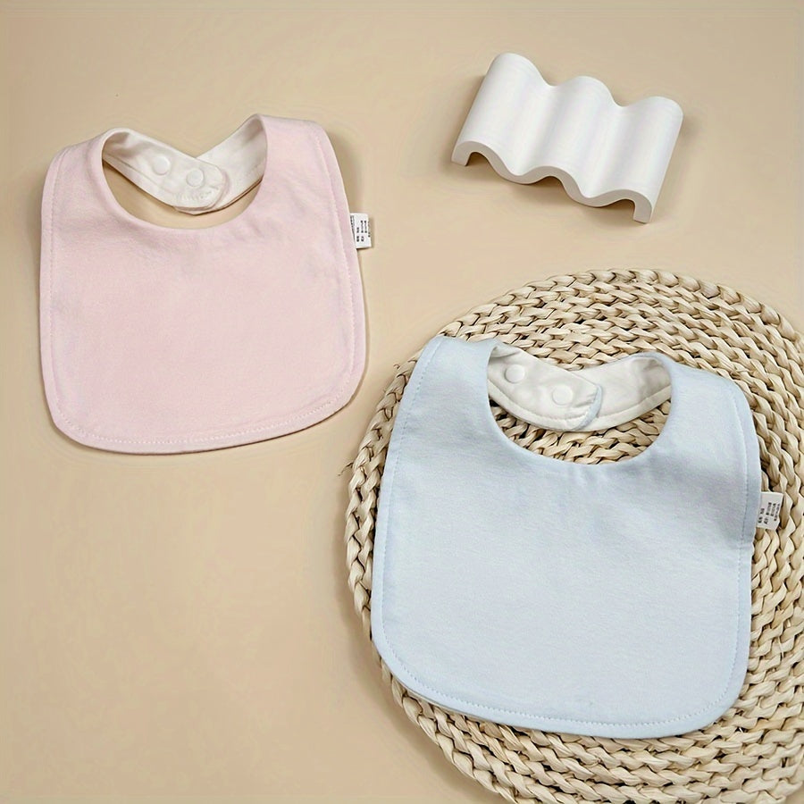 Bavoir Bébé Doux en Forme de U Réglable Bavoir Nouveau-né — Monptitlou