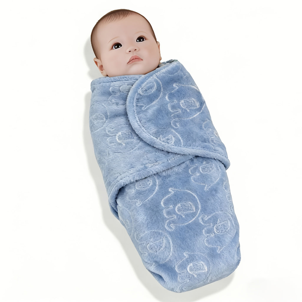 Couverture pour bébé double épaisseur en velours cristal ultra-doux — Monptitlou