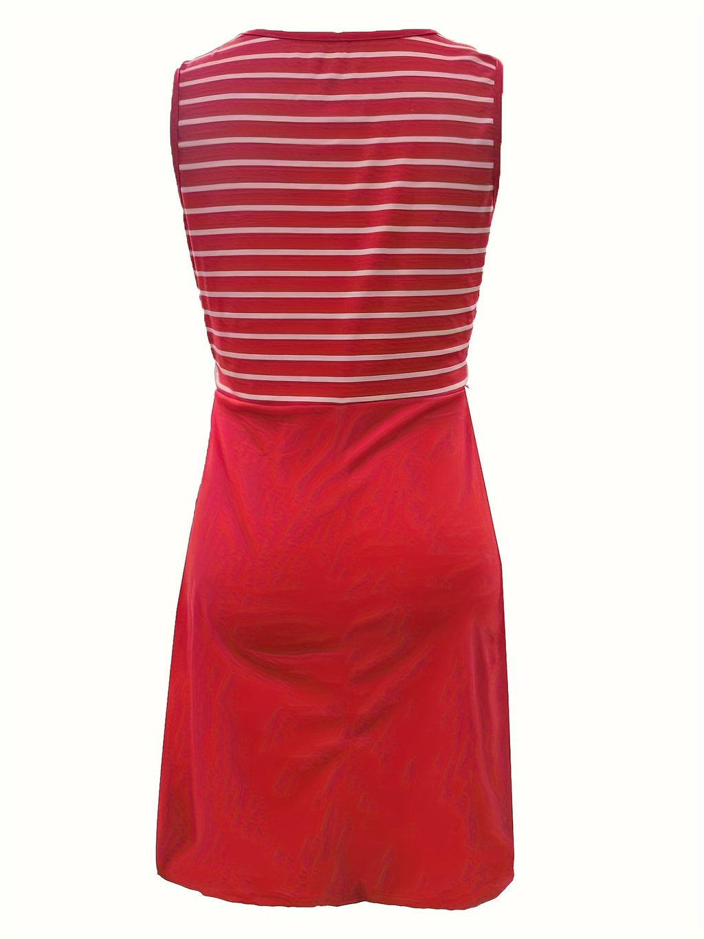 Robe d'allaitement élégante à rayures sans manches pour femmes