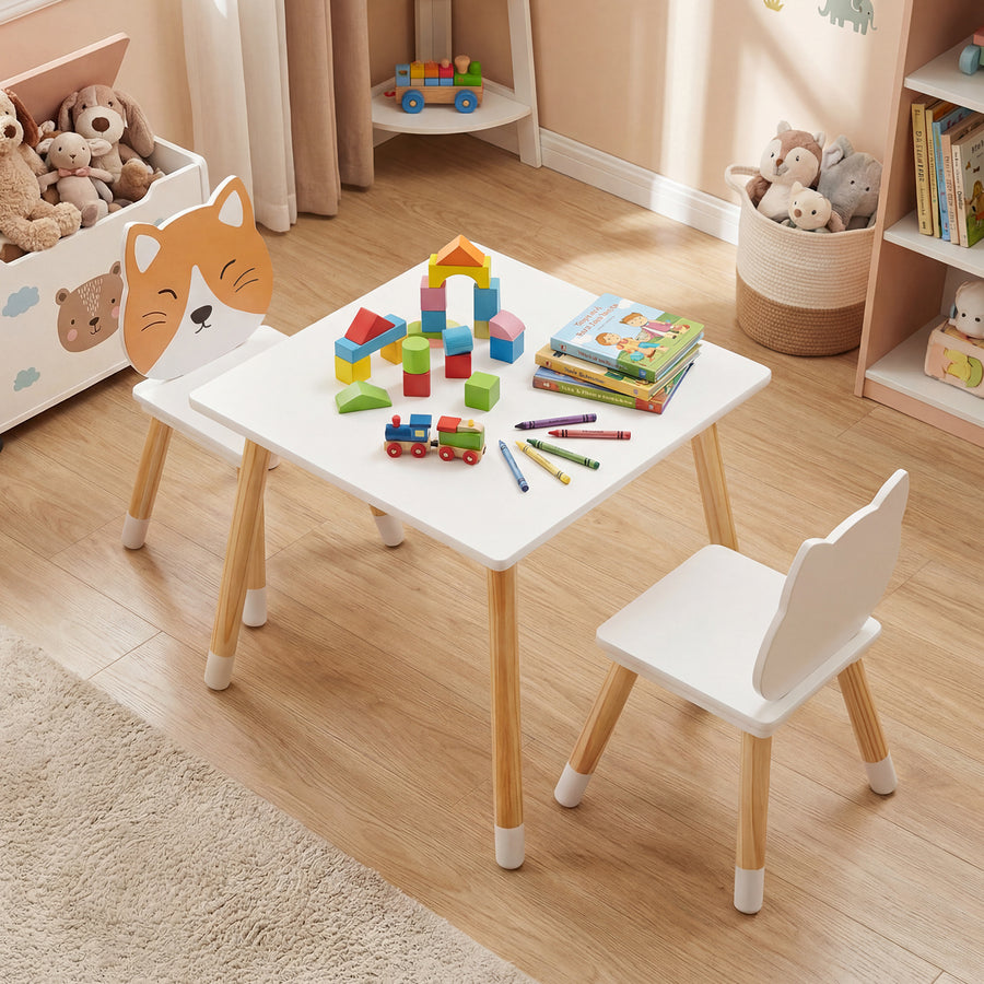 Ensemble Table et Chaises pour Tout-Petits 3 pièces — Monptitlou