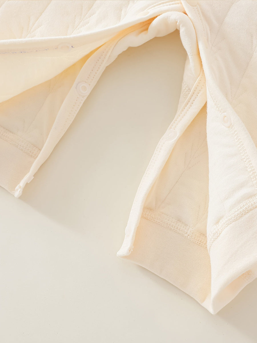 Grenouillère pour bébés garçons et filles - Ailes d'ange coupées, barboteuse pour nouveau-né, barboteuse de couleur unie