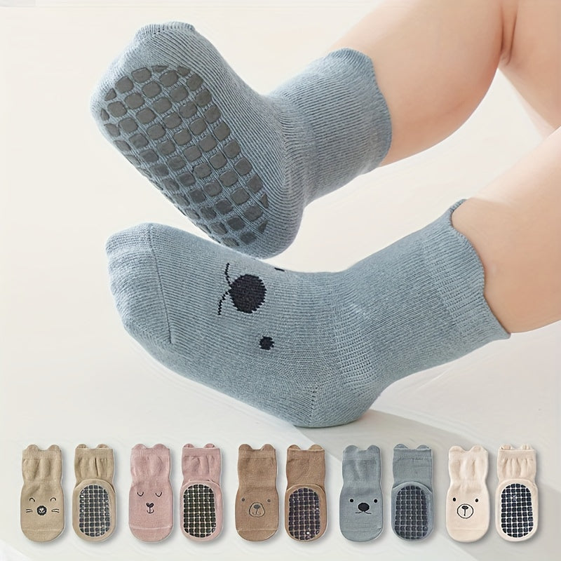 4 Paires de Chaussettes Confortables Respirantes Antidérapantes pour — Monptitlou