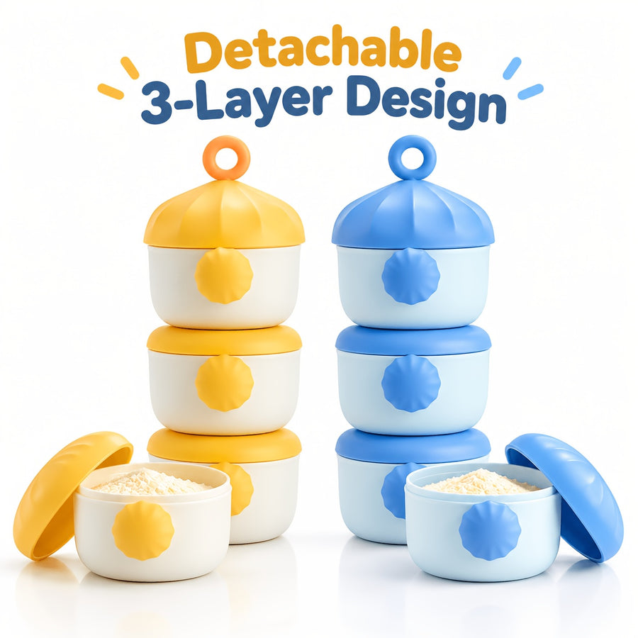 Distributeur de lait en poudre à 3 couches — Monptitlou