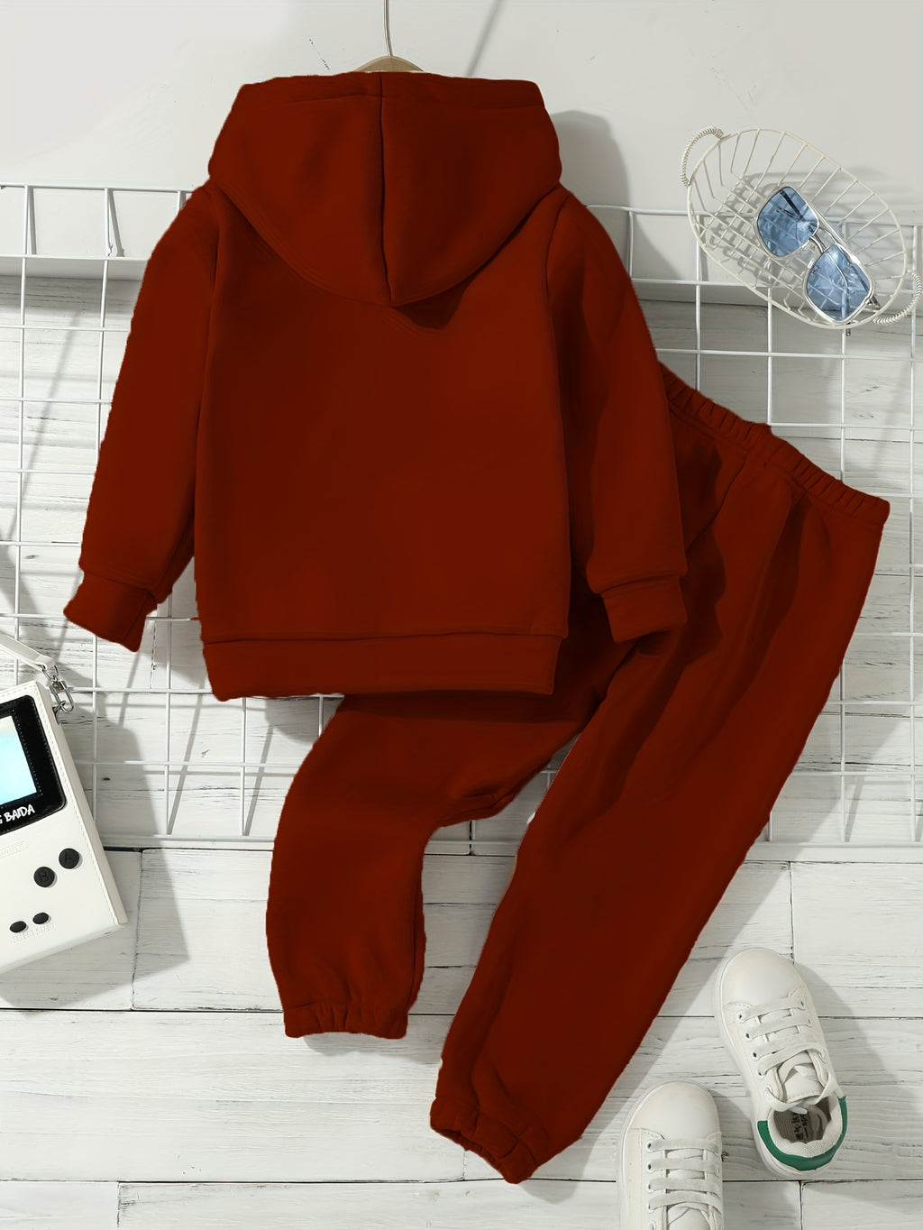 Ensemble à capuche en polaire pour garçons — Monptitlou