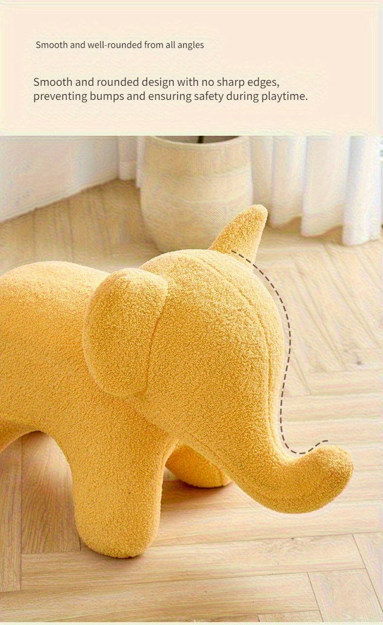 Chaise Éléphant en Laine d'Agneau pour Salon ou Chambre — Monptitlou