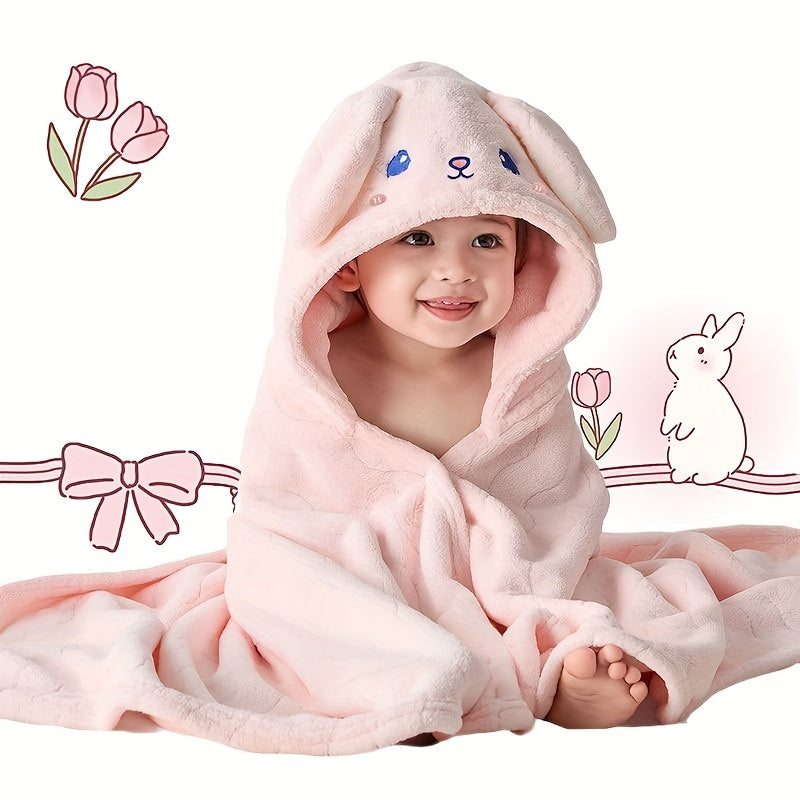 Peignoir de Bain à Capuche - Super Doux, Séchage Rapide — Monptitlou Image