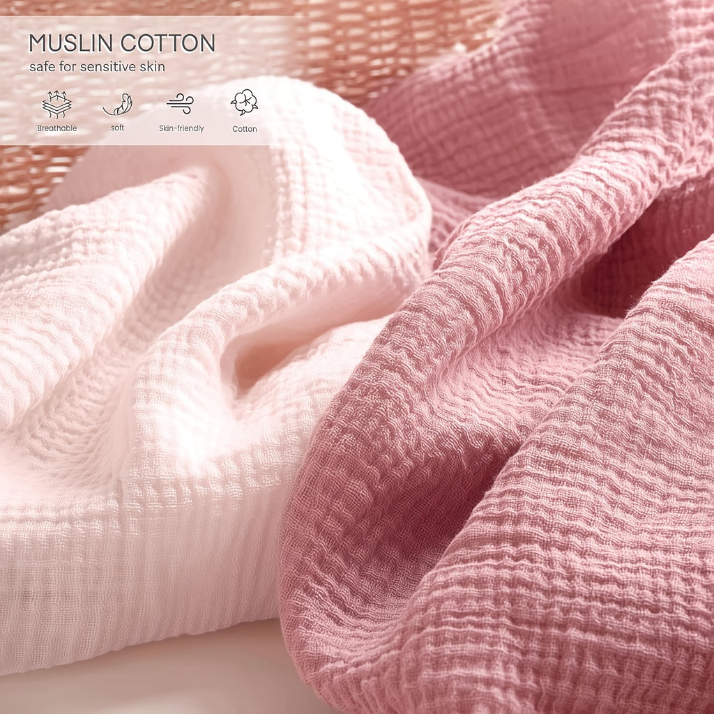 Draps de berceau en mousseline Étoile endormie — Monptitlou