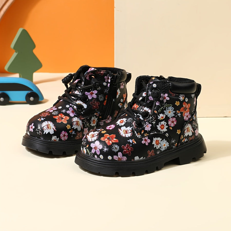 Bottes tendance à imprimé floral pour bébés filles — Monptitlou