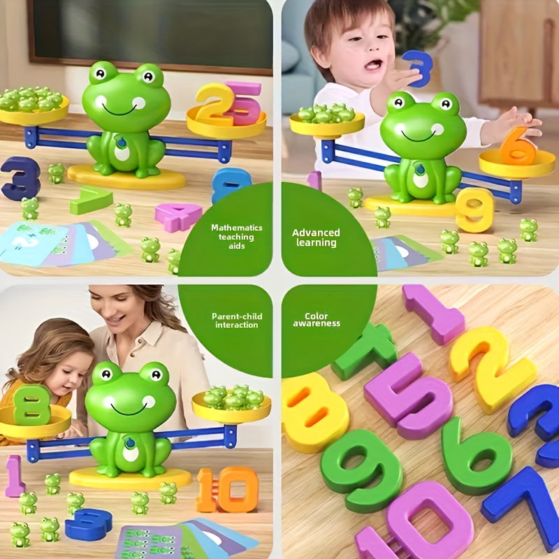 Jeu éducatif en plastique vert — Monptitlou